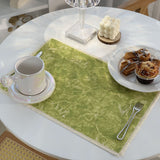 Lion Tiger Cotton Linen Placemat Washable for Dining Table No Slide Heat Resistant Everyday Use Table Mats