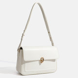 White bucket bag with box- (805) 210-9457