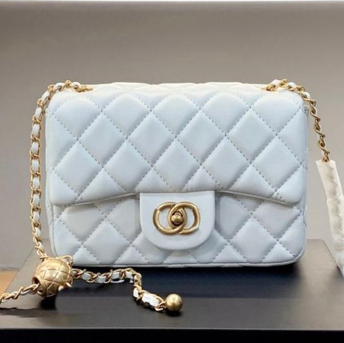 designer bag Shoulder Bag Luxury Handbags Totes Bags chain bag Clutch Flap Women Check Velour Thread Purse Double Letters Solid Hasp Waist Square Stripes