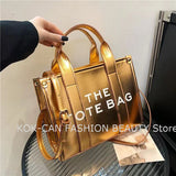 2023 Ladies Shiny Tote Bag fo Women Luxury Designer Women Handbag Female Shoulder Bag Fashion Large Capacity Corssbody Bag