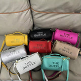 2023 New Fashion Cylinder Shoulder Bag Solid Colors Women Messenger Bag Versatile Handbag For Girl