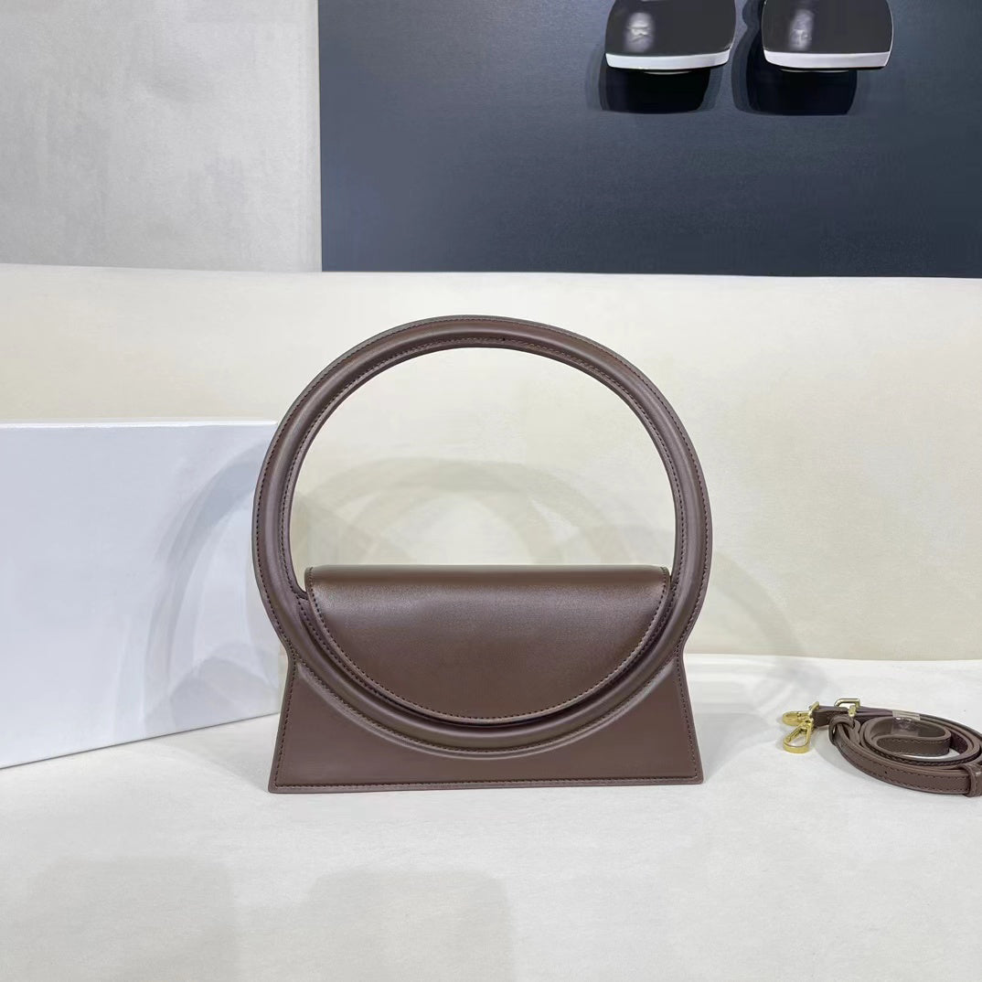 Luxury Designer Handbag Crossbody Bags Fashion Tote Bag Women's Large Circular Handle Shoulder Bag