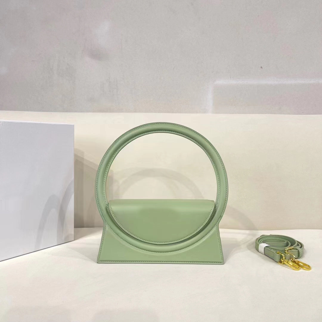 Luxury Designer Handbag Crossbody Bags Fashion Tote Bag Women's Large Circular Handle Shoulder Bag