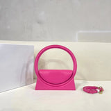 Luxury Designer Handbag Crossbody Bags Fashion Tote Bag Women's Large Circular Handle Shoulder Bag