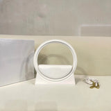 Luxury Designer Handbag Crossbody Bags Fashion Tote Bag Women's Large Circular Handle Shoulder Bag