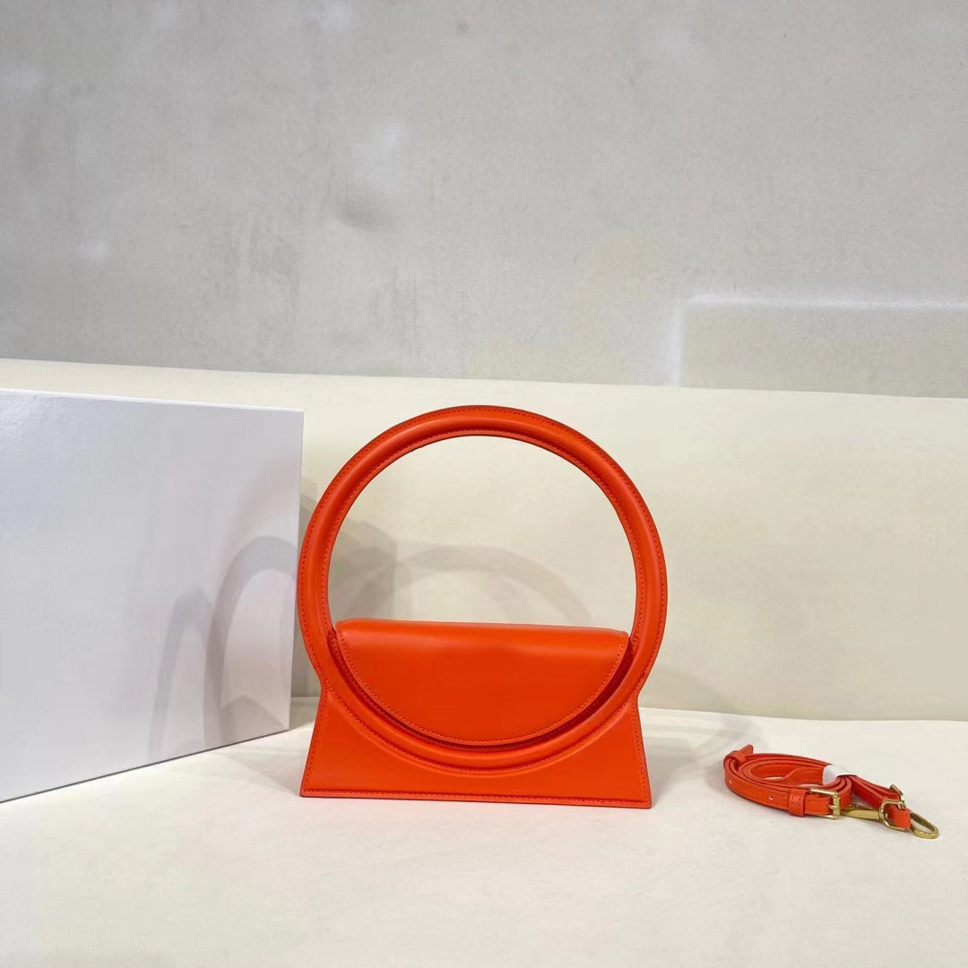 Luxury Designer Handbag Crossbody Bags Fashion Tote Bag Women's Large Circular Handle Shoulder Bag