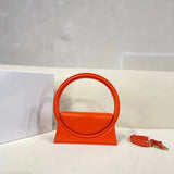 Luxury Designer Handbag Crossbody Bags Fashion Tote Bag Women's Large Circular Handle Shoulder Bag