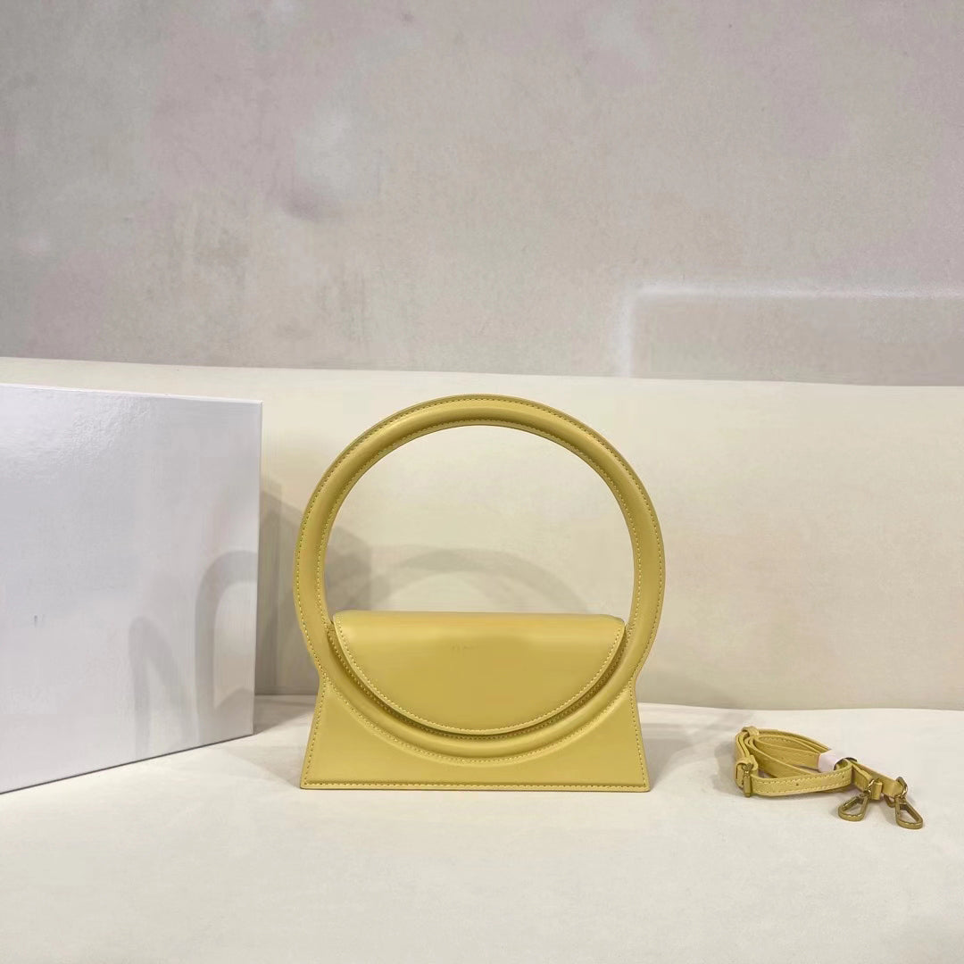 Luxury Designer Handbag Crossbody Bags Fashion Tote Bag Women's Large Circular Handle Shoulder Bag