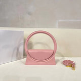 Luxury Designer Handbag Crossbody Bags Fashion Tote Bag Women's Large Circular Handle Shoulder Bag