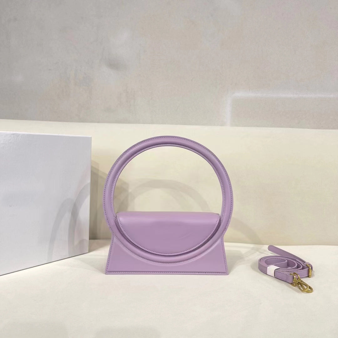 Luxury Designer Handbag Crossbody Bags Fashion Tote Bag Women's Large Circular Handle Shoulder Bag