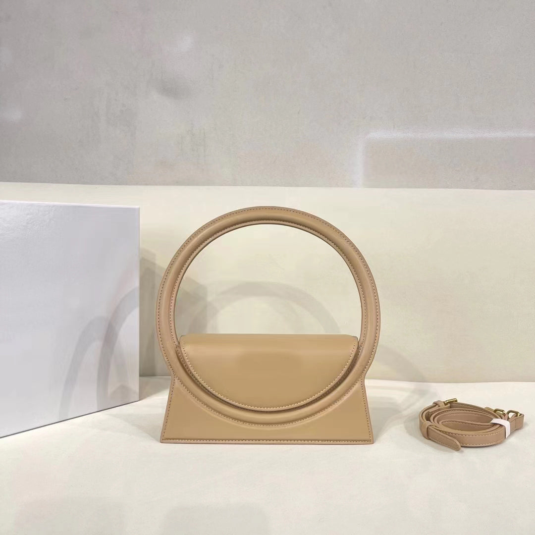 Luxury Designer Handbag Crossbody Bags Fashion Tote Bag Women's Large Circular Handle Shoulder Bag