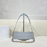 Women Bag Luxury Fashion French Vintage Chain Shoulder Messenger Bag Clutch High Quality Leather Handbag