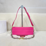 Women Bag Luxury Fashion French Vintage Chain Shoulder Messenger Bag Clutch High Quality Leather Handbag