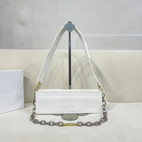 Women Bag Luxury Fashion French Vintage Chain Shoulder Messenger Bag Clutch High Quality Leather Handbag