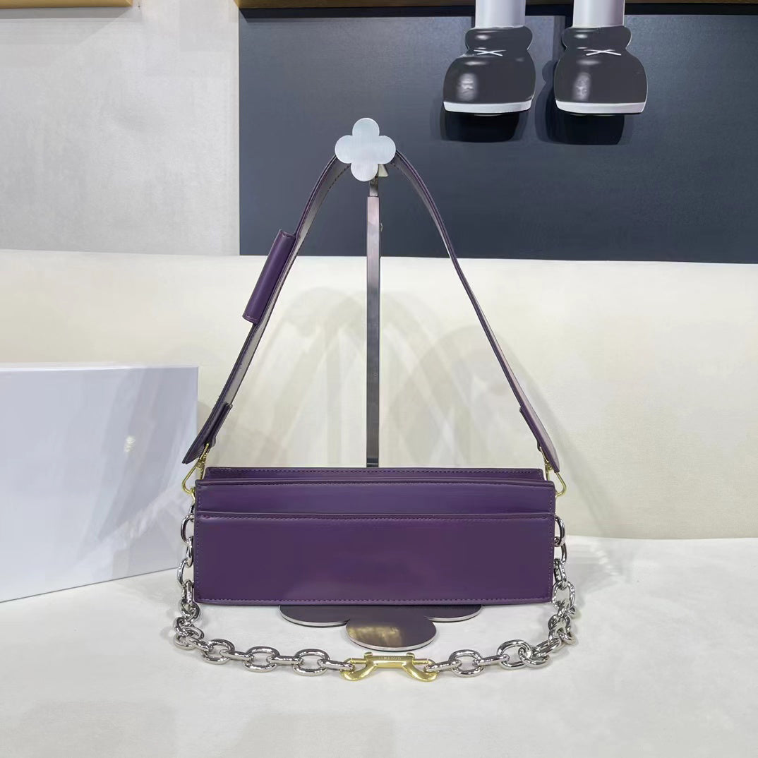 Women Bag Luxury Fashion French Vintage Chain Shoulder Messenger Bag Clutch High Quality Leather Handbag