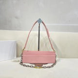 Women Bag Luxury Fashion French Vintage Chain Shoulder Messenger Bag Clutch High Quality Leather Handbag