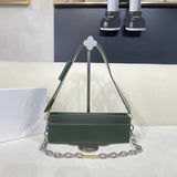 Women Bag Luxury Fashion French Vintage Chain Shoulder Messenger Bag Clutch High Quality Leather Handbag