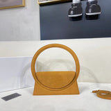 Luxury Designer Handbag Crossbody Bags Fashion Tote Bag Women's Large Circular Handle Shoulder Bag