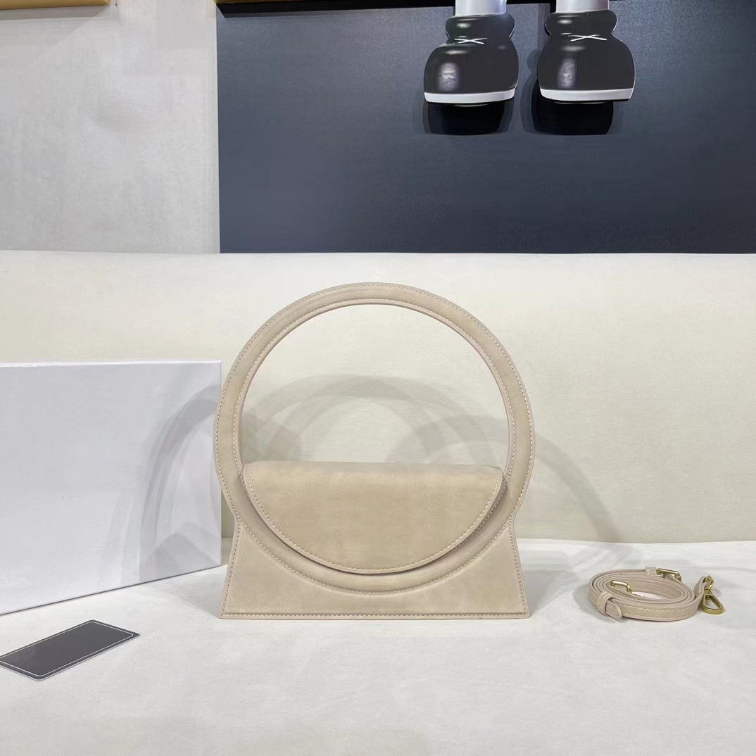 Luxury Designer Handbag Crossbody Bags Fashion Tote Bag Women's Large Circular Handle Shoulder Bag