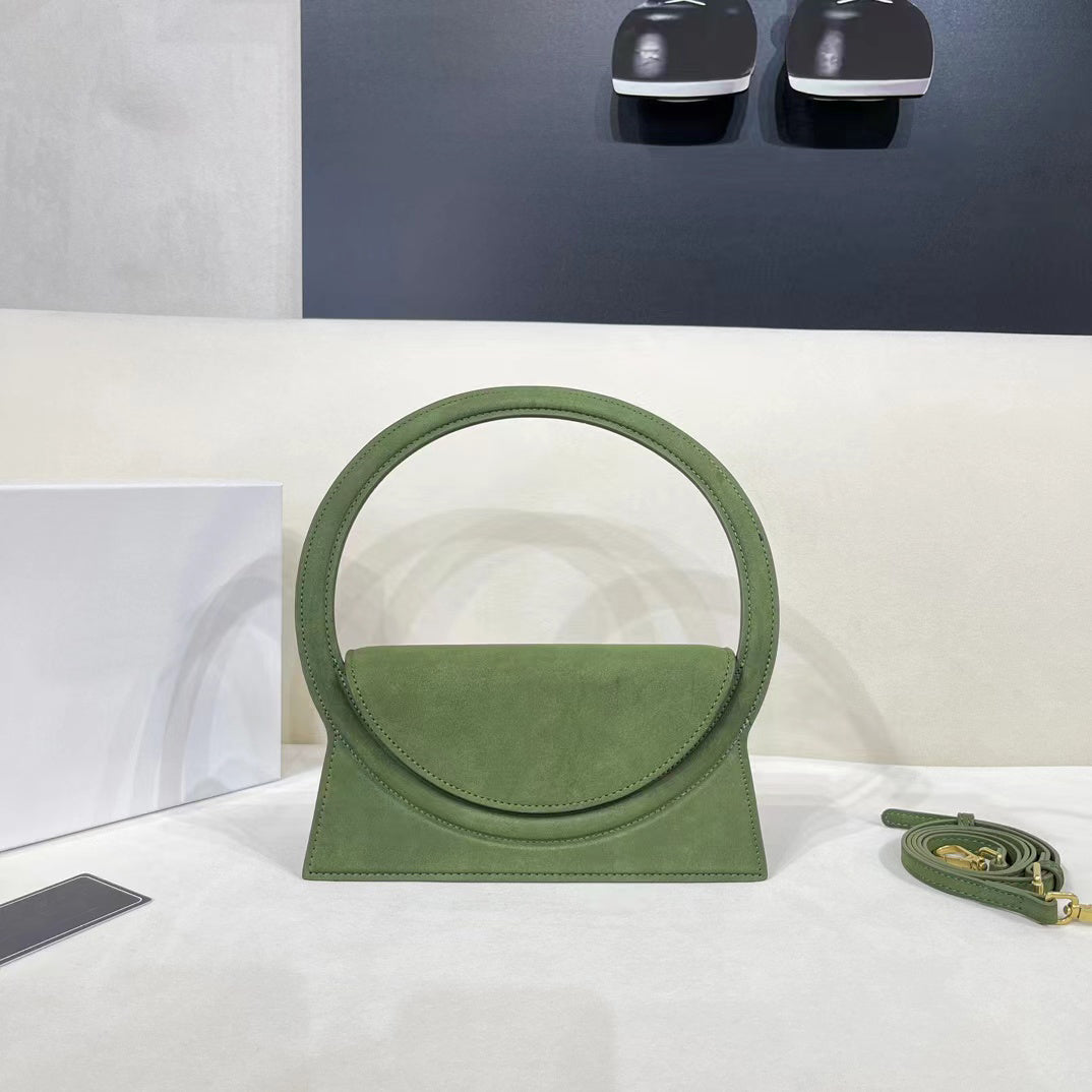 Luxury Designer Handbag Crossbody Bags Fashion Tote Bag Women's Large Circular Handle Shoulder Bag