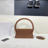 Luxury Designer Handbag Crossbody Bags Fashion Tote Bag Women's Large Circular Handle Shoulder Bag