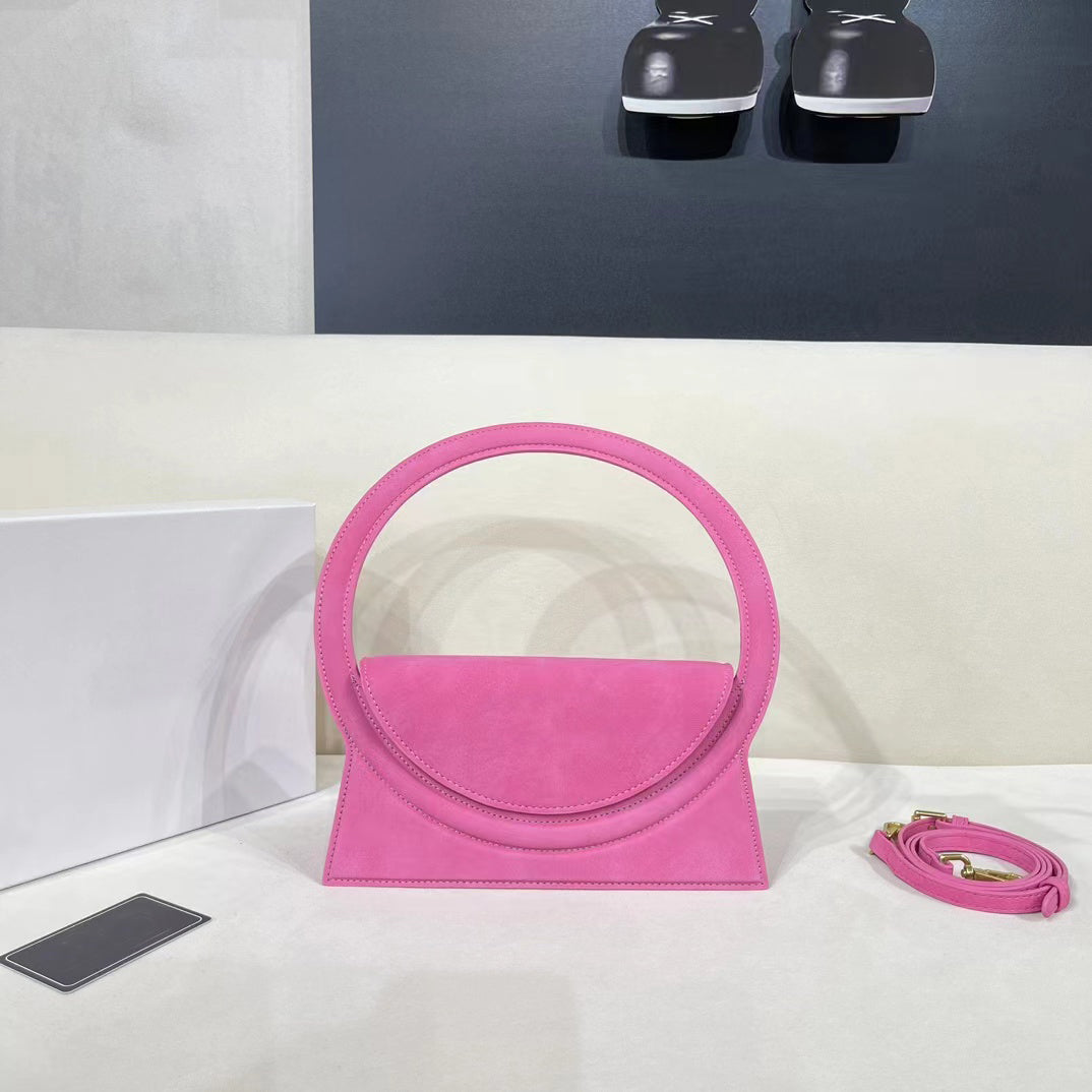 Luxury Designer Handbag Crossbody Bags Fashion Tote Bag Women's Large Circular Handle Shoulder Bag