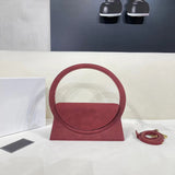 Luxury Designer Handbag Crossbody Bags Fashion Tote Bag Women's Large Circular Handle Shoulder Bag
