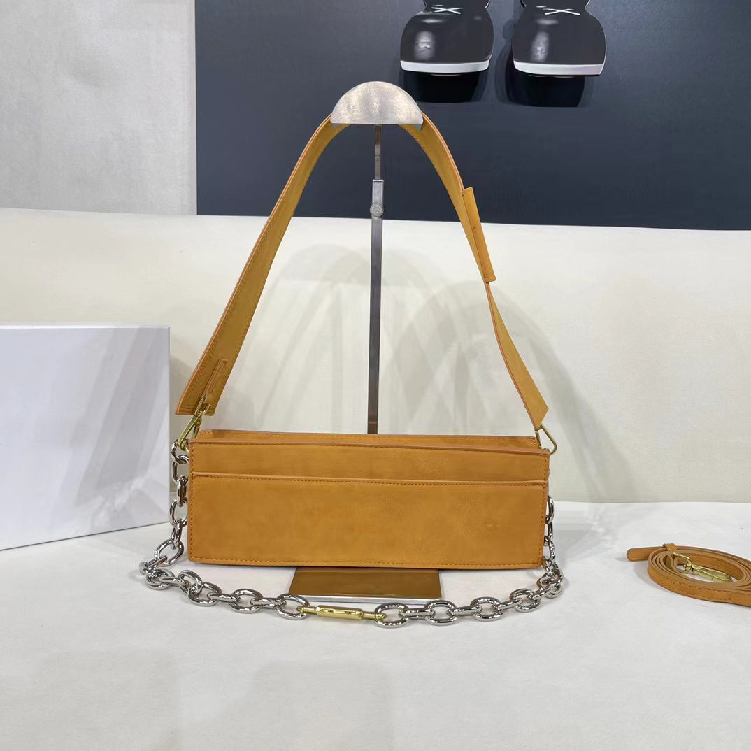 Women Bag Luxury Fashion French Vintage Chain Shoulder Messenger Bag Clutch High Quality Leather Handbag