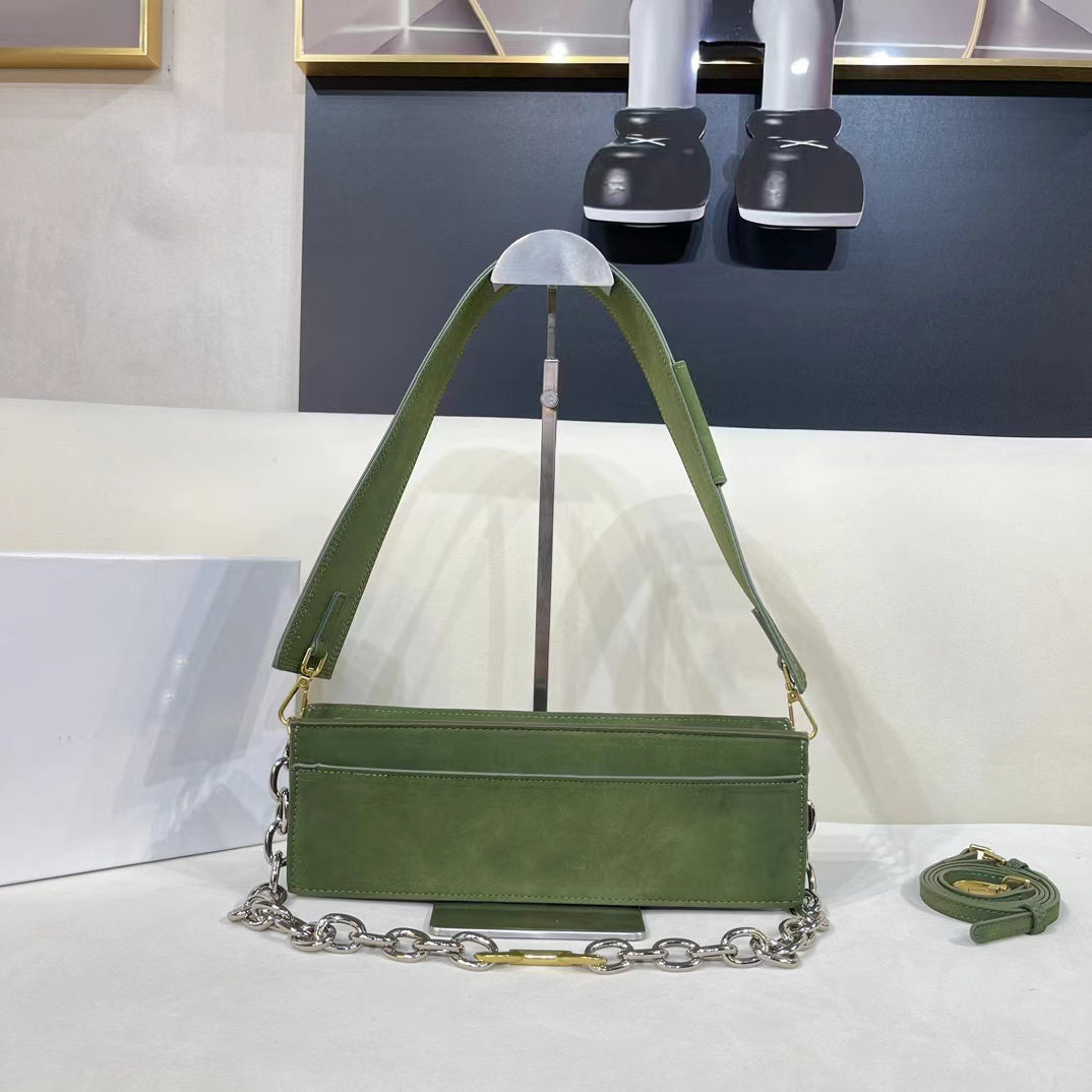 Women Bag Luxury Fashion French Vintage Chain Shoulder Messenger Bag Clutch High Quality Leather Handbag