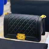 designer bag Shoulder Bag Luxury Handbags Totes Bags chain bag Clutch Flap Women Check Velour Thread Purse Double Letters Solid Hasp Waist Square Stripes