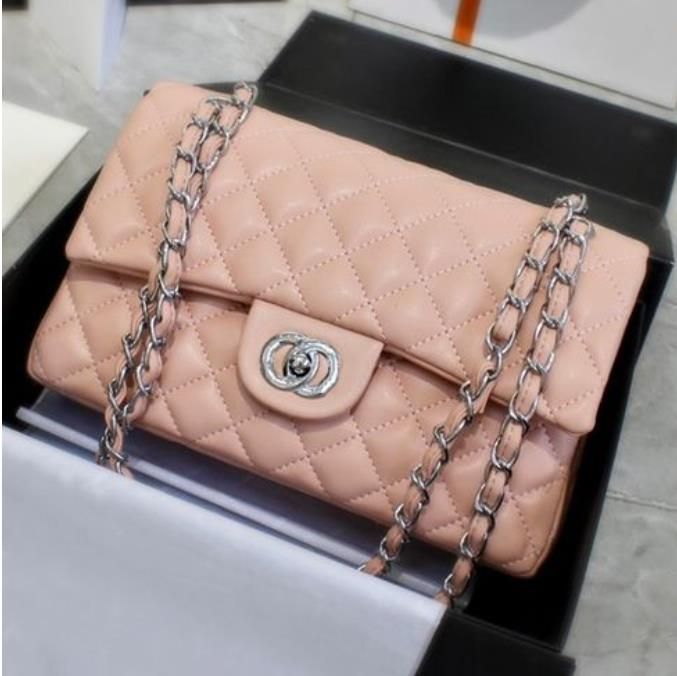 designer bag Shoulder Bag Luxury Handbags Totes Bags chain bag Clutch Flap Women Check Velour Thread Purse Double Letters Solid Hasp Waist Square Stripes