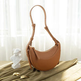 Fashion French half moon armpit bag leisure single shoulder bag dumpling Bag Messenger saddle women's bag
