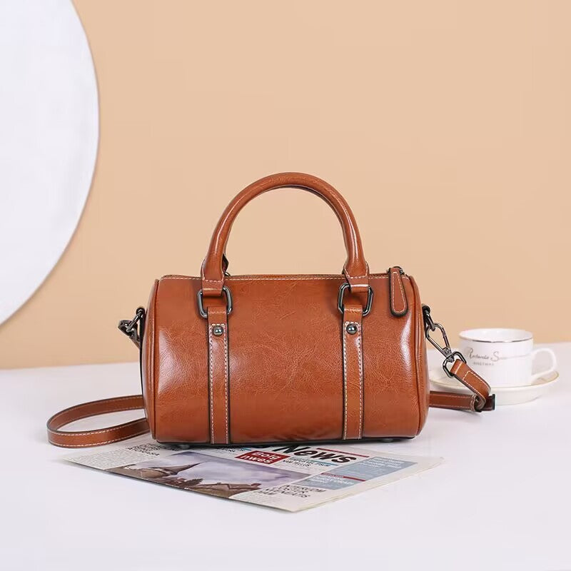 13cm brown round bag LLLL-535354442