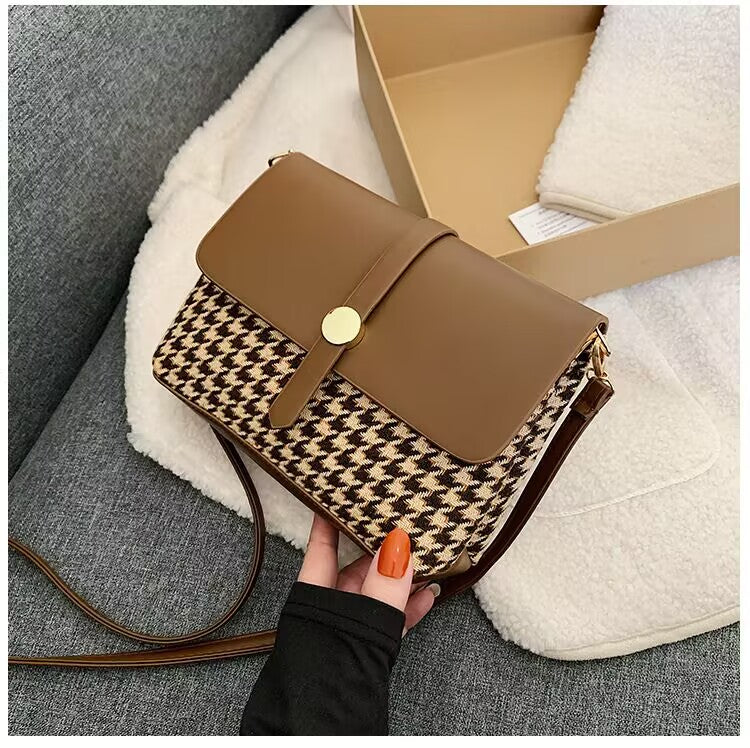 20cm brown bag with narrow strap master quality-535354442