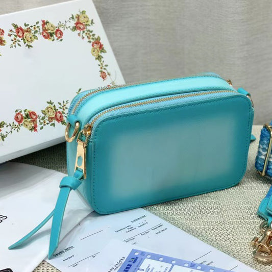 Luxury Shoulder Bag Female Rainbow Two-tone Original Camera Bag Clutch Bag 19ss New Two Shoulder Straps