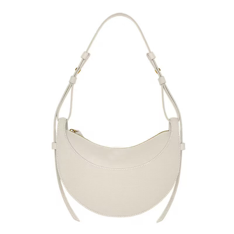 Fashion French half moon armpit bag leisure single shoulder bag dumpling Bag Messenger saddle women's bag