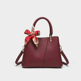 18cm burgundy shell bag lllll-535354442