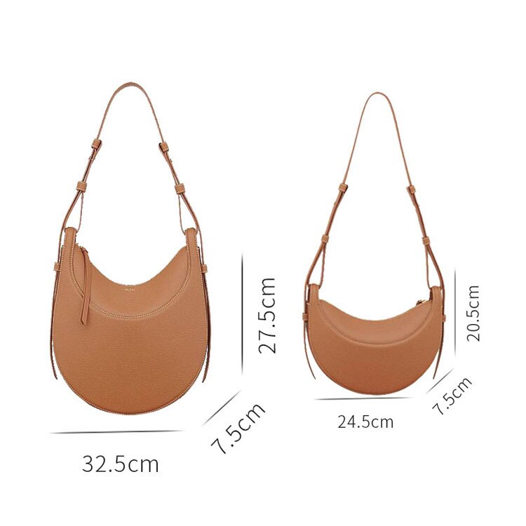 Fashion French half moon armpit bag leisure single shoulder bag dumpling Bag Messenger saddle women's bag