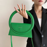 Fashion Handbags for Women High Quality Shoulder Bag Luxury Design Clutch Bag Lady Purses Crossbody Bag Big Round Handle Bag