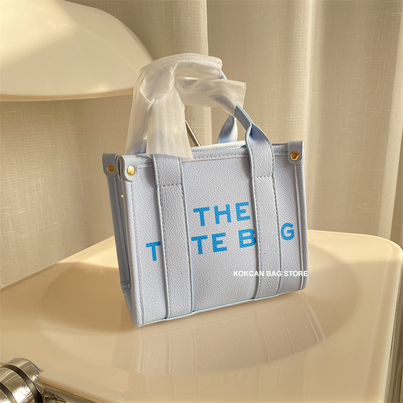 Mini Tote Bag Little Girl Coin Luxury  PU Leather Purse Small The Tote Bag For Girl Women