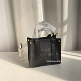 Mini Tote Bag Little Girl Coin Luxury  PU Leather Purse Small The Tote Bag For Girl Women