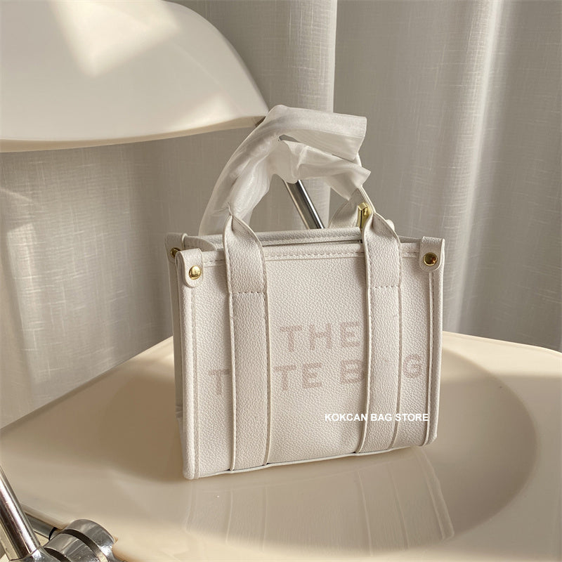 Mini Tote Bag Little Girl Coin Luxury  PU Leather Purse Small The Tote Bag For Girl Women