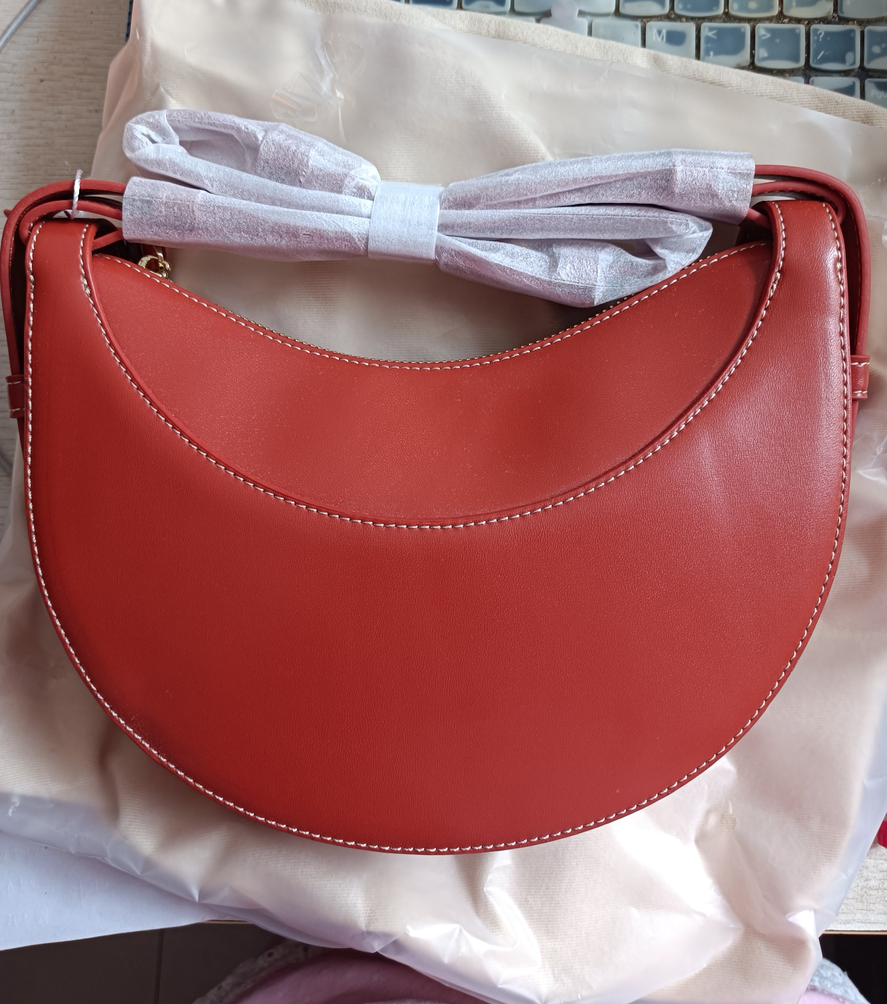 Fashion French half moon armpit bag leisure single shoulder bag dumpling Bag Messenger saddle women's bag