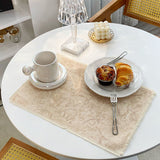 Lion Tiger Cotton Linen Placemat Washable for Dining Table No Slide Heat Resistant Everyday Use Table Mats
