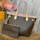 tote bag Designer bags wallet Fashion Totes Leather messenger shoulder handbag Women Bags High Capacity Composite Shopping bagss old flower Brown lattice MM 2023