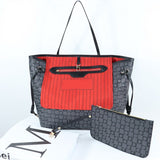 tote bag Designer bags wallet Fashion Totes Leather messenger shoulder handbag Women Bags High Capacity Composite Shopping bagss old flower Brown lattice MM 2023