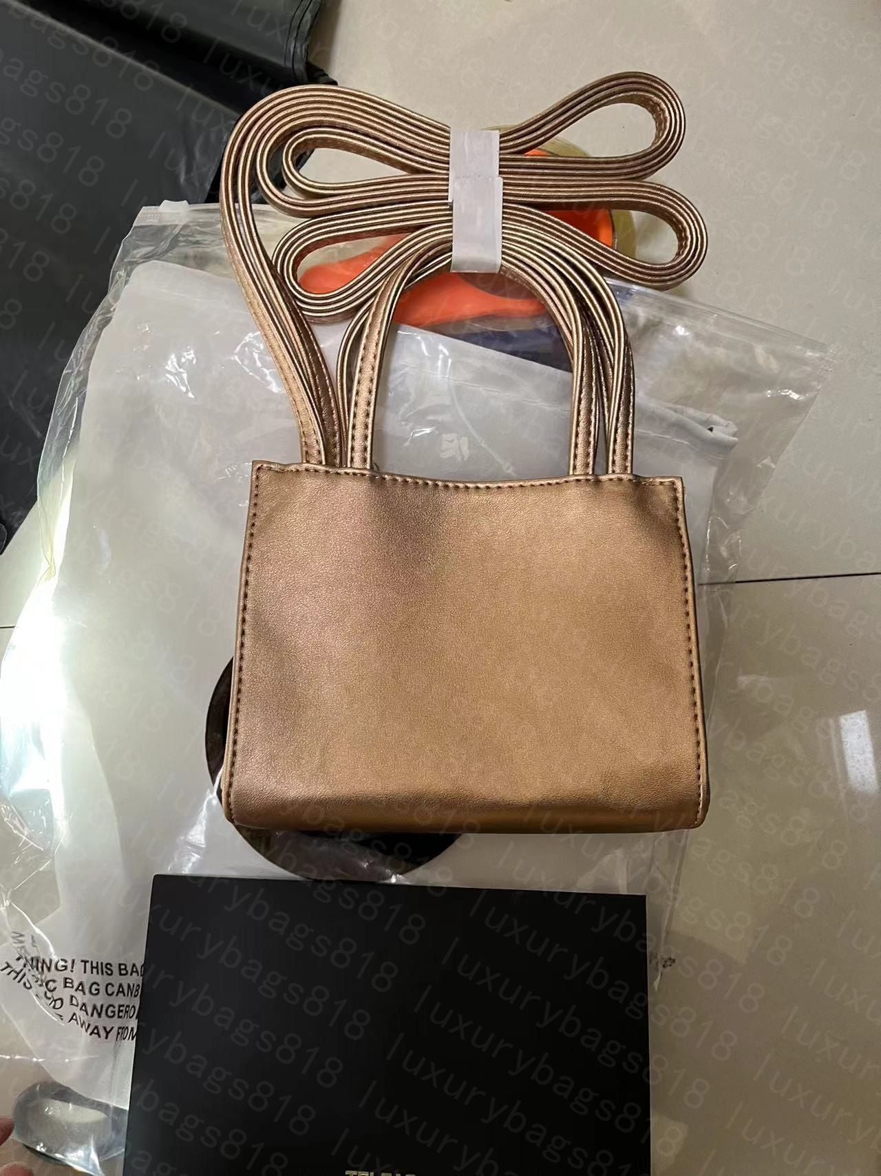 Designer 2 Sizes Mini Shoulder Bags Soft Leather Handbags Women Handbag Crossbody Luxury Tote Fashion Shopping Pink White Purse Satchels Bag