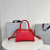 Luxury Designer Handbag Women's Top Quality PU Leather Shoulder Bag Crocodile Pattern Crossbody Bag