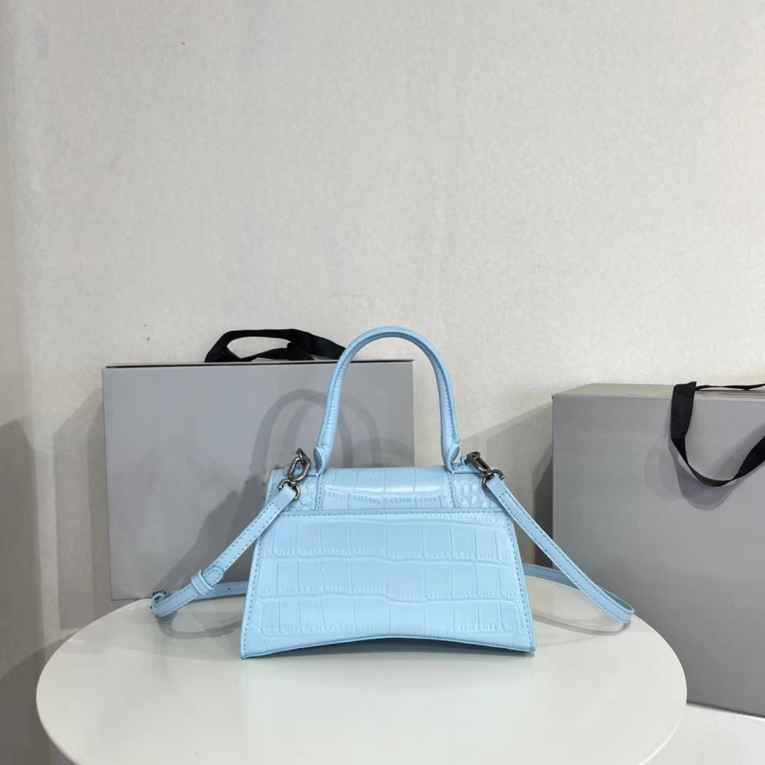 Luxury Designer Handbag Women's Top Quality PU Leather Shoulder Bag Crocodile Pattern Crossbody Bag