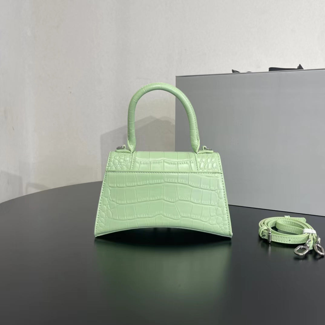 Luxury Designer Handbag Women's Top Quality PU Leather Shoulder Bag Crocodile Pattern Crossbody Bag